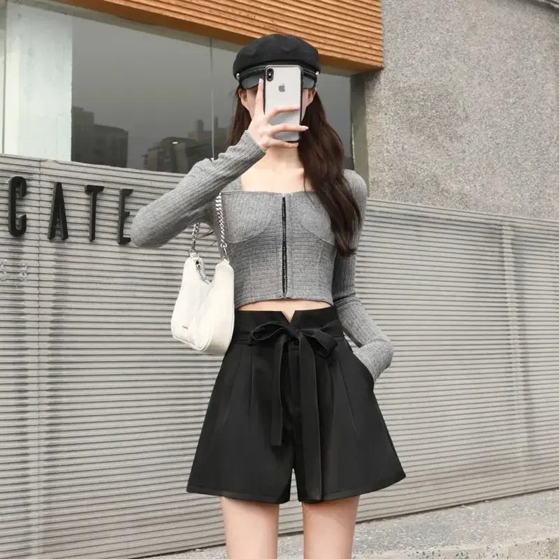 High Waist Korean Style Shorts - Summer 2025 Must-Have β¨