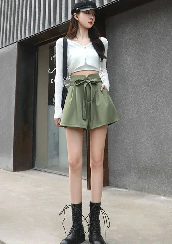 High Waist Korean Style Shorts - Summer 2025 Must-Have β¨