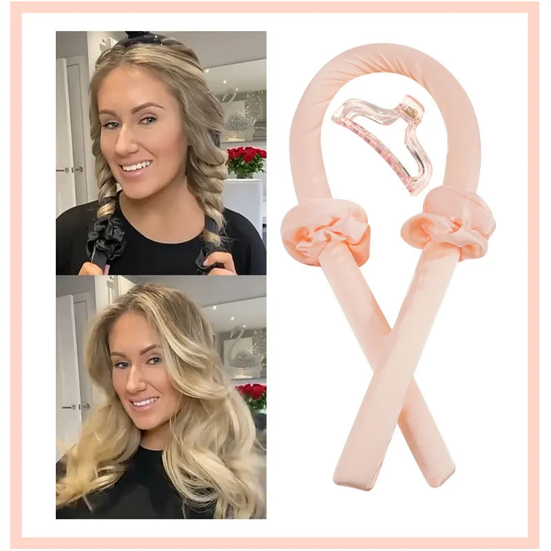 Heatless Hair Curlers Overnight - No Heat Curling Rod for Women