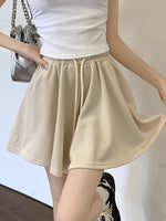 Korean Style Wide Leg Skort | 2025 Trending Drawstring Comfort Shorts