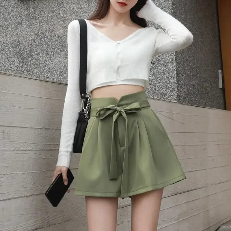 High Waist Korean Style Shorts - Summer 2025 Must-Have β¨