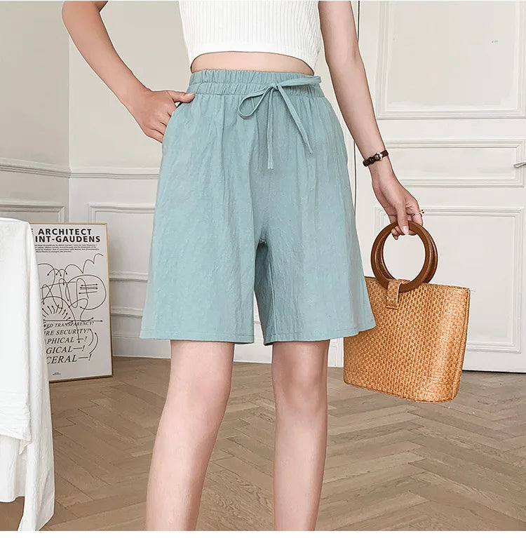 High Waist Cotton Shorts with Pockets | Soft Summer Comfort That Actually Fits