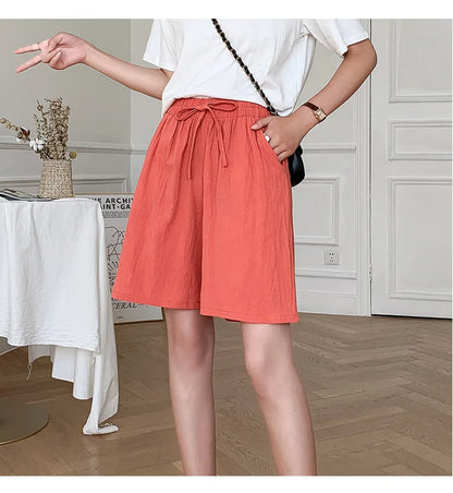 High Waist Cotton Shorts with Pockets | Soft Summer Comfort That Actually Fits