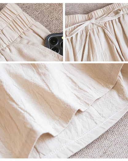 High Waist Cotton Shorts with Pockets | Soft Summer Comfort That Actually Fits