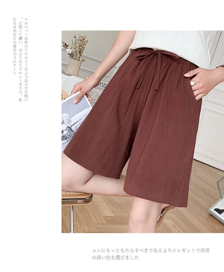 High Waist Cotton Shorts with Pockets | Soft Summer Comfort That Actually Fits