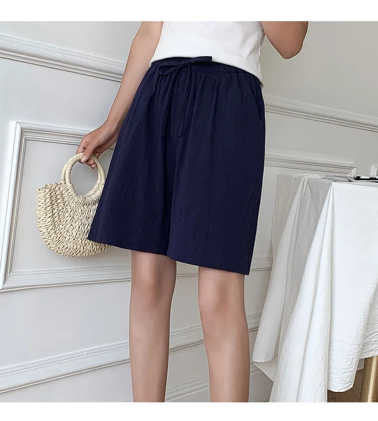 High Waist Cotton Shorts with Pockets | Soft Summer Comfort That Actually Fits