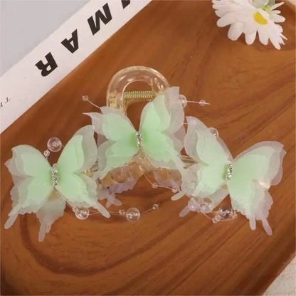 Butterfly Hair Clips for Women - Cross Shape Hair Accessories Set (5 Colors)