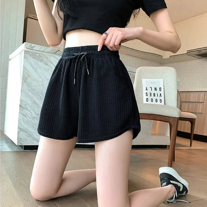Wide Leg Yoga Shorts That Don't Ride Up (Finally!) 🙌