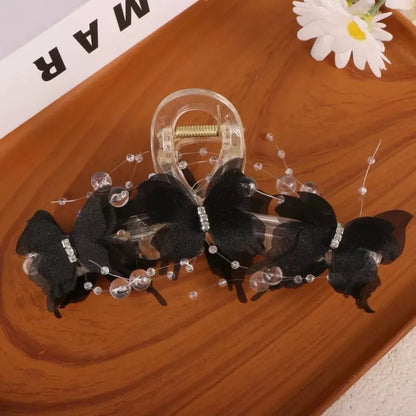 Butterfly Hair Clips for Women - Cross Shape Hair Accessories Set (5 Colors)