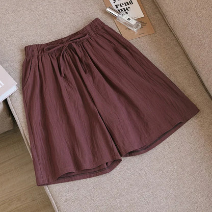High Waist Cotton Shorts with Pockets | Soft Summer Comfort That Actually Fits