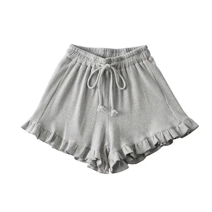 Waffle Knit Comfort Shorts | Elastic Waist Summer Loungewear That Looks Cute