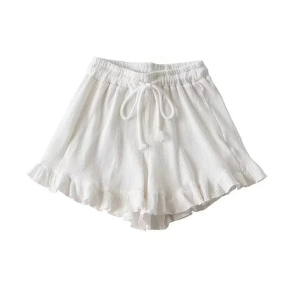 Waffle Knit Comfort Shorts | Elastic Waist Summer Loungewear That Looks Cute