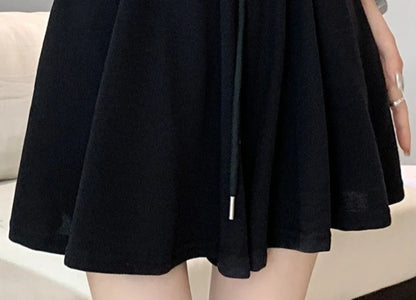 Korean Style Wide Leg Skort | 2025 Trending Drawstring Comfort Shorts