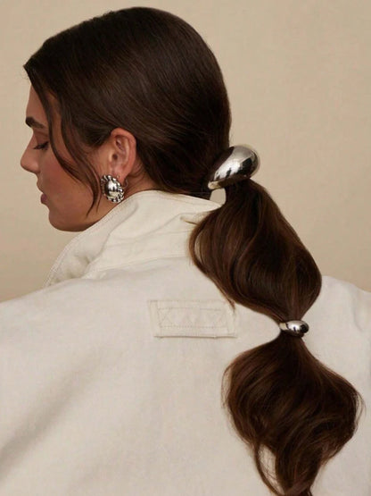 Elastic Hair Ties for Men Women - Geometric Sport Headbands