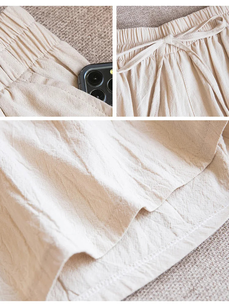 High Waist Cotton Shorts with Pockets | Soft Summer Comfort That Actually Fits