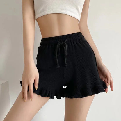 Waffle Knit Comfort Shorts | Elastic Waist Summer Loungewear That Looks Cute