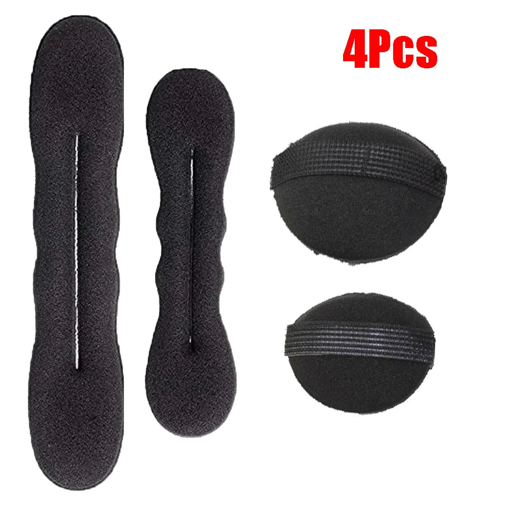 Hair Bun Maker Donut - Sponge Hair Accessories Set for Women