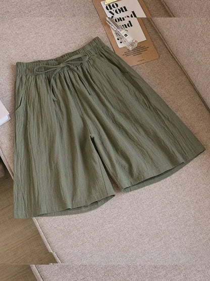 High Waist Cotton Shorts with Pockets | Soft Summer Comfort That Actually Fits
