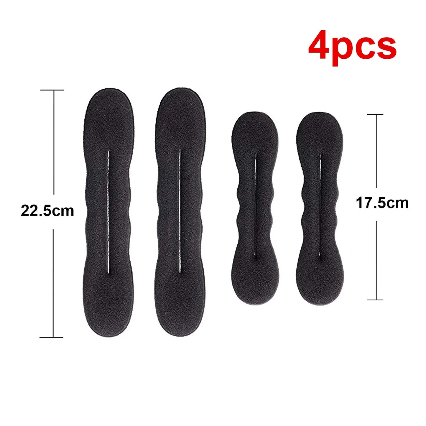 Hair Bun Maker Donut - Sponge Hair Accessories Set for Women