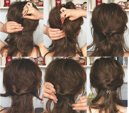 Hair Bun Maker Donut - Sponge Hair Accessories Set for Women