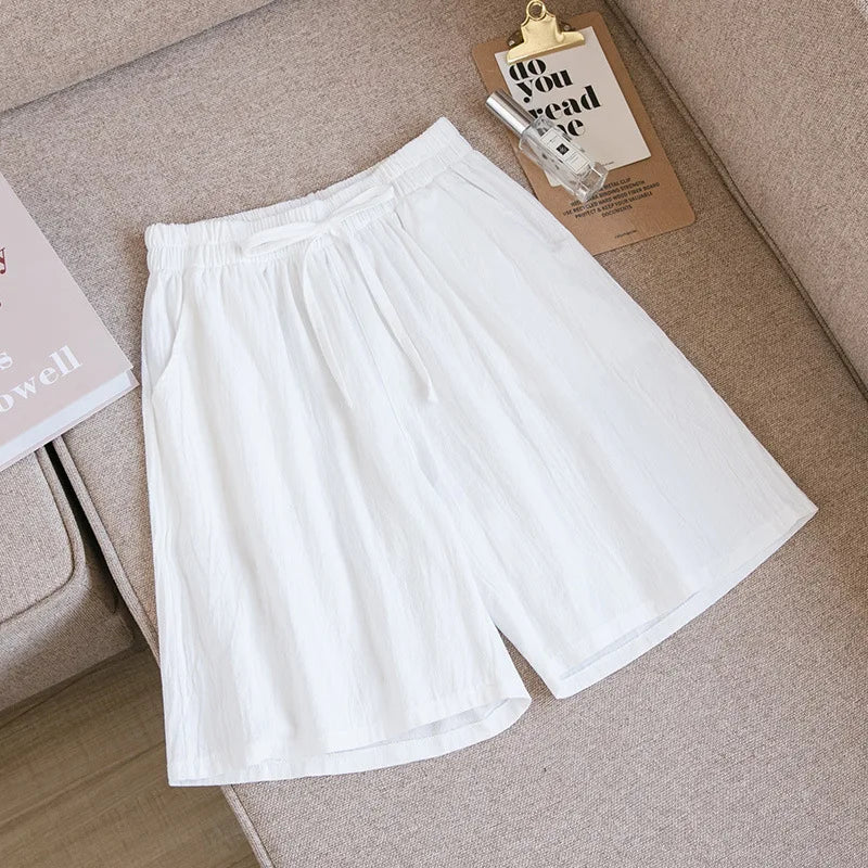 High Waist Cotton Shorts with Pockets | Soft Summer Comfort That Actually Fits