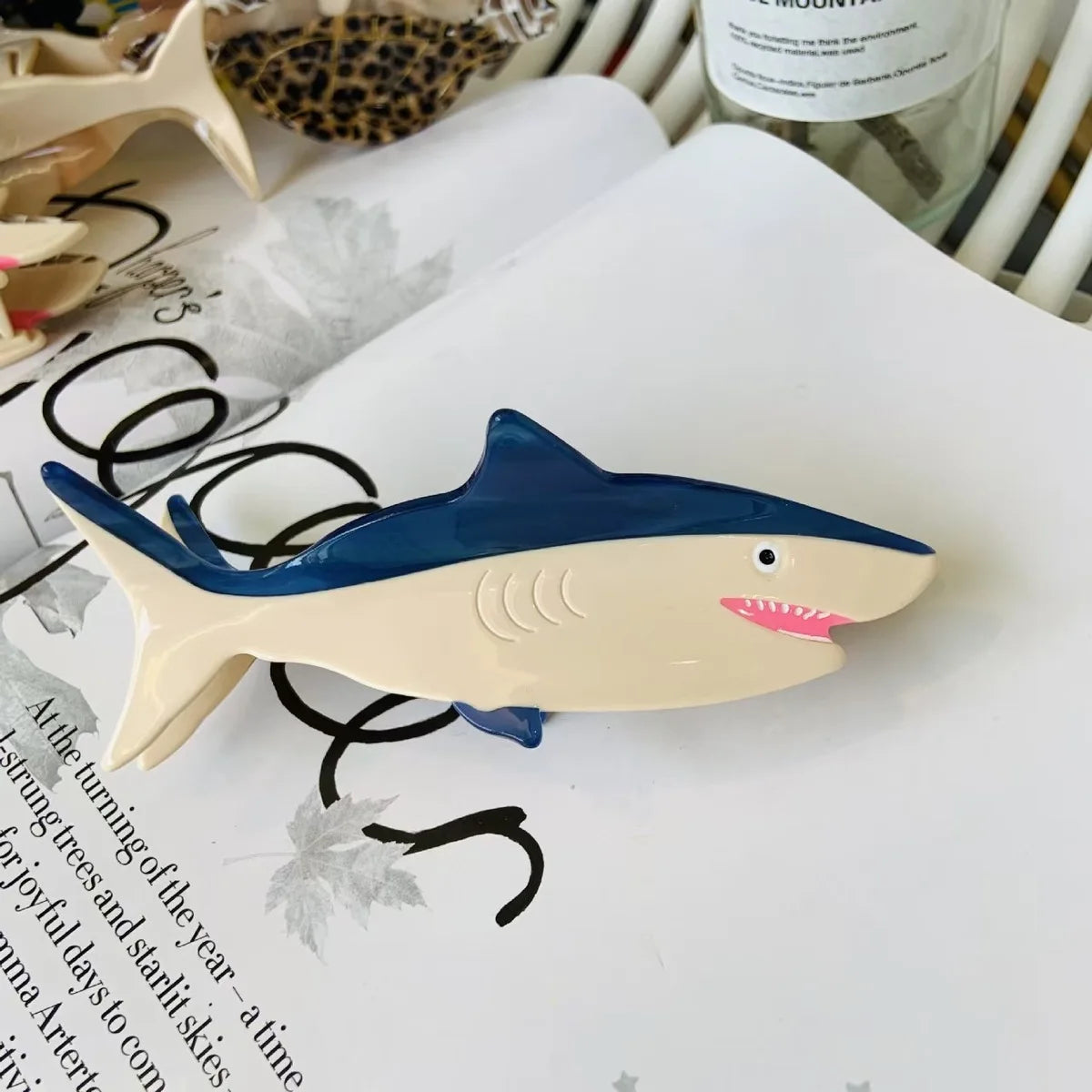 Animal Print Hair Claw Clips - Acetate Hair Accessories for Women