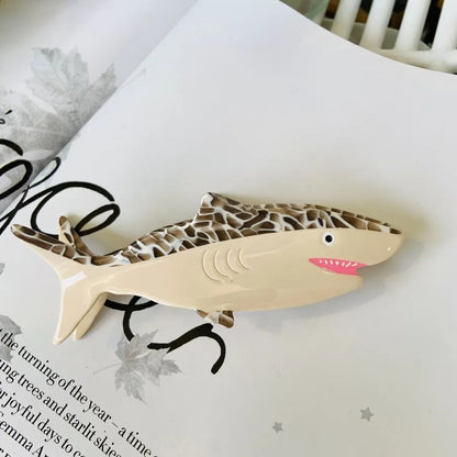 Animal Print Hair Claw Clips - Acetate Hair Accessories for Women