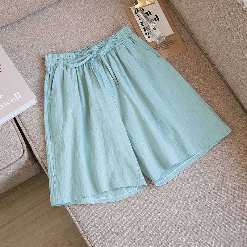 High Waist Cotton Shorts with Pockets | Soft Summer Comfort That Actually Fits