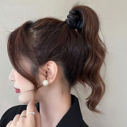 Hair Claw Clip Set - 3/4/5/7 Pieces | Black & Coffee Hair Accessories for All Hair Types