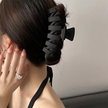 Hair Claw Clip Set - 3/4/5/7 Pieces | Black & Coffee Hair Accessories for All Hair Types