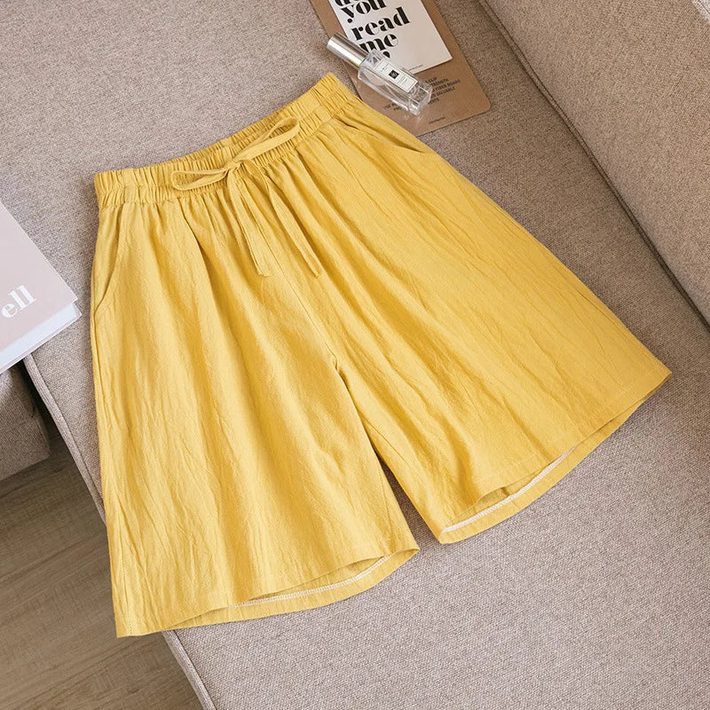 High Waist Cotton Shorts with Pockets | Soft Summer Comfort That Actually Fits