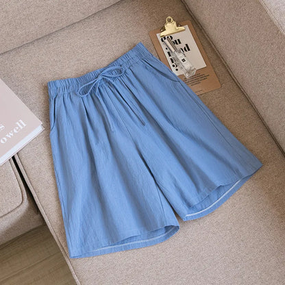 High Waist Cotton Shorts with Pockets | Soft Summer Comfort That Actually Fits